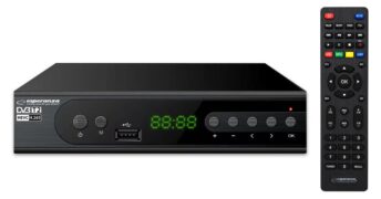 ESPERANZA ψηφιακός δέκτης EV106R, DVB-T2, Full HD, MPEG-4, H.265/HEVC, με PVR
