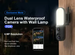 VSTARCAM smart κάμερα FC4 με φωτισμό, dual lens, 3MP, WiFi, SD, PTZ, IP66 2