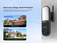 VSTARCAM smart κάμερα FC4 με φωτισμό, dual lens, 3MP, WiFi, SD, PTZ, IP66 9