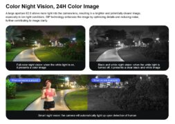 VSTARCAM smart κάμερα FC4 με φωτισμό, dual lens, 3MP, WiFi, SD, PTZ, IP66 12