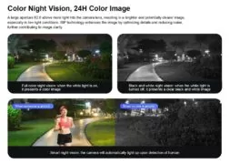 VSTARCAM smart κάμερα FC4 με φωτισμό, dual lens, 3MP, WiFi, SD, PTZ, IP66 12