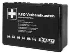 KALFF kit πρώτων βοηθειών για οχήματα FK1734-99, DIN 13164-2022, μαύρο 1