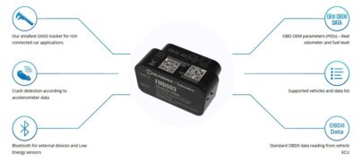 TELTONIKA GPS Tracker αυτοκινήτου FMB00377NJ01, GSM/GPRS/GNSS, Bluetooth 3