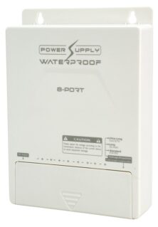 FOLKSAFE τροφοδοτικό συστημάτων CCTV FS-DC120805W, 8 εξόδων, 12V/5A, αδιάβροχο IP65