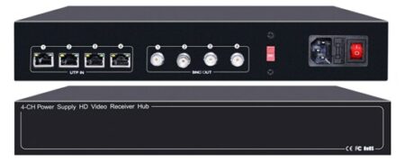 FOLKSAFE video and power receiver hub FS-HD4604VPS12, 4 channel