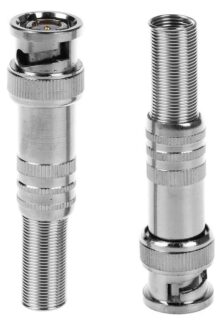 FOLKSAFE βύσμα BNC FS-RG59C-SL, 50Ω, 5τμχ
