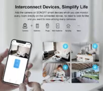 SONOFF smart IP κάμερα GK-200MP2-B, Wi-Fi, 1080p, H.264 6