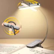 GLOCUSENT LED φακός διαβάσματος GLCSNTA2401, επαναφορτιζόμενος, έως 60lm, γκρι 5