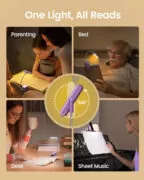 GLOCUSENT LED φακός διαβάσματος GLCSNTA2402, επαναφορτιζόμενος, έως 60lm, μωβ 11 GLOCUSENT LED φακός διαβάσματος GLCSNTA2402, επαναφορτιζόμενος, έως 60lm, μωβ 3