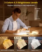 GLOCUSENT LED φακός διαβάσματος GLCSNTA2902, επαναφορτιζόμενος, έως 63lm, λευκός 14 GLOCUSENT LED φακός διαβάσματος GLCSNTA2902, επαναφορτιζόμενος, έως 63lm, λευκός 5