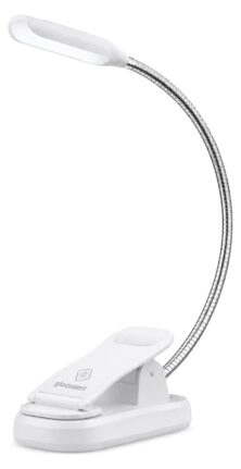 GLOCUSENT LED φακός διαβάσματος GLCSNTBL105W, επαναφορτιζόμενος, έως 45lm, λευκός