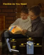 GLOCUSENT LED φακός διαβάσματος GLCSNTBL307, επαναφορτιζόμενος, έως 28lm, σκούρο μπλε 14 GLOCUSENT LED φακός διαβάσματος GLCSNTBL307, επαναφορτιζόμενος, έως 28lm, σκούρο μπλε 5