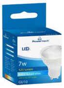 POWERTECH LED λάμπα spot GU10-002, 7W, 4000K, GU10, Samsung LED 3
