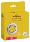 POWERTECH μεταλλικό πλαίσιο spot & ντουί GU10-003, χωνευτό, 81x31.5mm 2