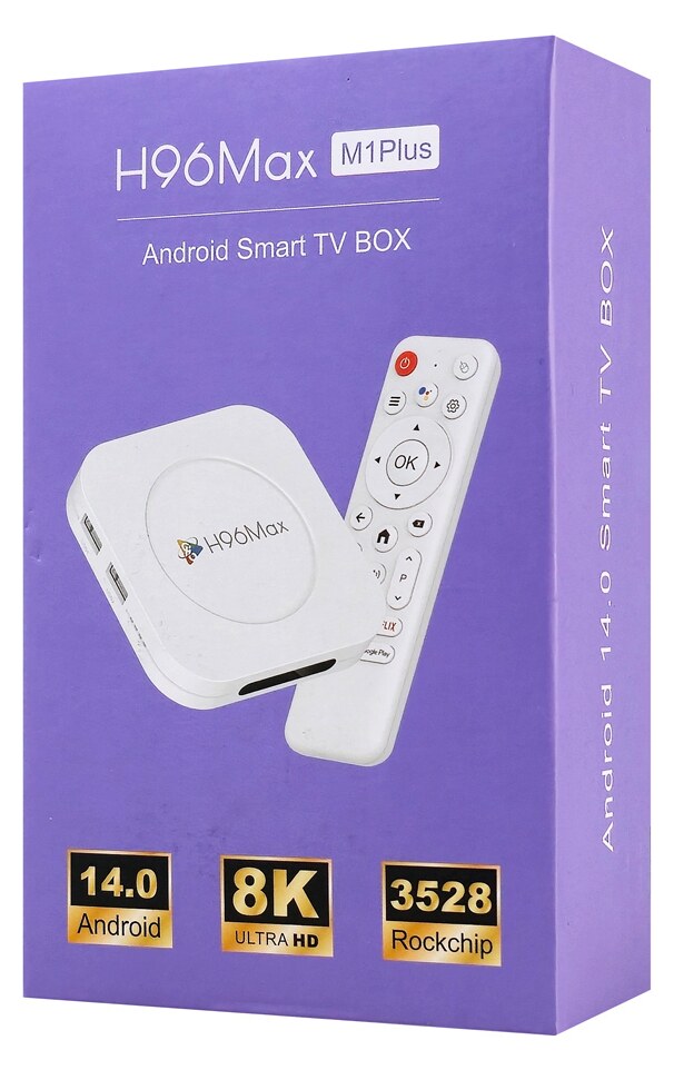 H96 MAX TV Box M1 Plus, 8K, 4/32GB, WiFi 6, Bluetooth, Android 14 10 H96 MAX TV Box M1 Plus, 8K, 4/32GB, WiFi 6, Bluetooth, Android 14 - Image 8