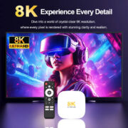 H96 MAX TV Box M2 Plus, 8K, 4/32GB, WiFi 6, Bluetooth, Android 14 2