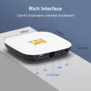 H96 MAX TV Box M2 Plus, 8K, 4/32GB, WiFi 6, Bluetooth, Android 14 5