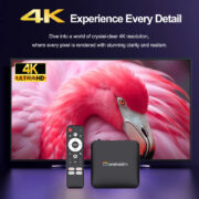 H96 MAX TV Box S905L3, 4K, 2/16GB, WiFi, Bluetooth, Android 14 2