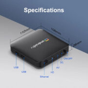 H96 MAX TV Box S905L3, 4K, 2/16GB, WiFi, Bluetooth, Android 14 5