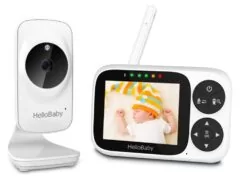 HELLOBABY ενδοεπικοινωνία μωρού HB2033 με κάμερα & οθόνη 3.2", 720p