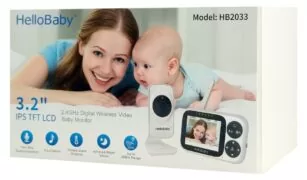 HELLOBABY ενδοεπικοινωνία μωρού HB2033 με κάμερα & οθόνη 3.2", 720p 13 HELLOBABY ενδοεπικοινωνία μωρού HB2033 με κάμερα & οθόνη 3.2", 720p 6