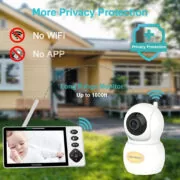 HELLOBABY ενδοεπικοινωνία μωρού HB6084L με κάμερα & οθόνη 5.5", 720p, PTZ 3