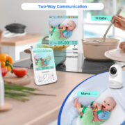 HELLOBABY ενδοεπικοινωνία μωρού HB6241 με κάμερα & οθόνη 4", 720p, PTZ 10 HELLOBABY ενδοεπικοινωνία μωρού HB6241 με κάμερα & οθόνη 4", 720p, PTZ 3
