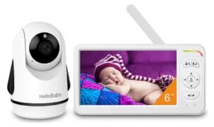 HELLOBABY ενδοεπικοινωνία μωρού HB6364 με κάμερα & οθόνη 6", 720p, PTZ
