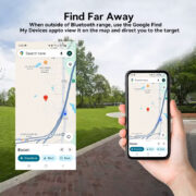 HAVEDEER smart tag ACCUTAG για Android συσκευές, Bluetooth tracker, λευκό 3