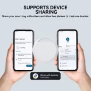 HAVEDEER smart tag ACCUTAG για Android συσκευές, Bluetooth tracker, λευκό 4