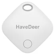 HAVEDEER smart tag ITAG03 για iOS συσκευές, Bluetooth tracker, λευκό