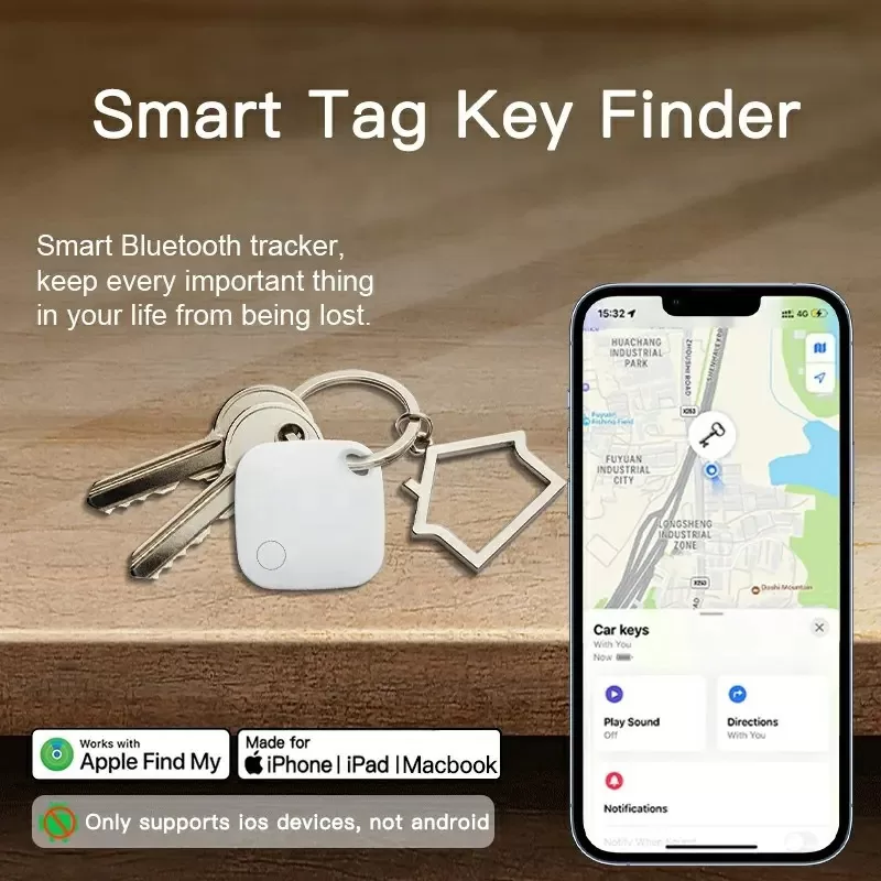 HAVEDEER smart tag ITAG03 για iOS συσκευές, Bluetooth tracker, λευκό 5 HAVEDEER smart tag ITAG03 για iOS συσκευές, Bluetooth tracker, λευκό - Image 3