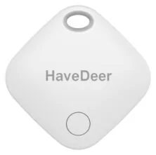 HAVEDEER smart tag ITAG03 για iOS συσκευές, Bluetooth tracker, λευκό