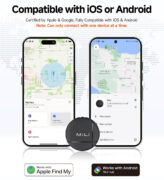 MILI smart tag LiTag Duo για iOS & Android συσκευές, Bluetooth tracker, μαύρο 2