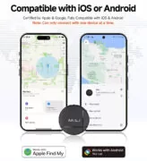 MILI smart tag LiTag Duo για iOS & Android συσκευές, Bluetooth tracker, μαύρο 2