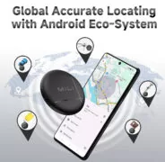 MILI smart tag LiTag Duo για iOS & Android συσκευές, Bluetooth tracker, μαύρο 4