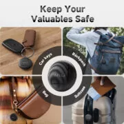 MILI smart tag LiTag Duo για iOS & Android συσκευές, Bluetooth tracker, μαύρο 7