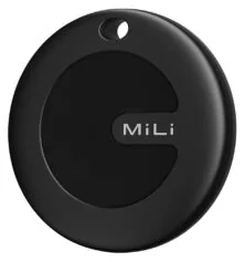 MILI smart tag MiTag Duo για iOS & Android συσκευές, Bluetooth tracker, μαύρο