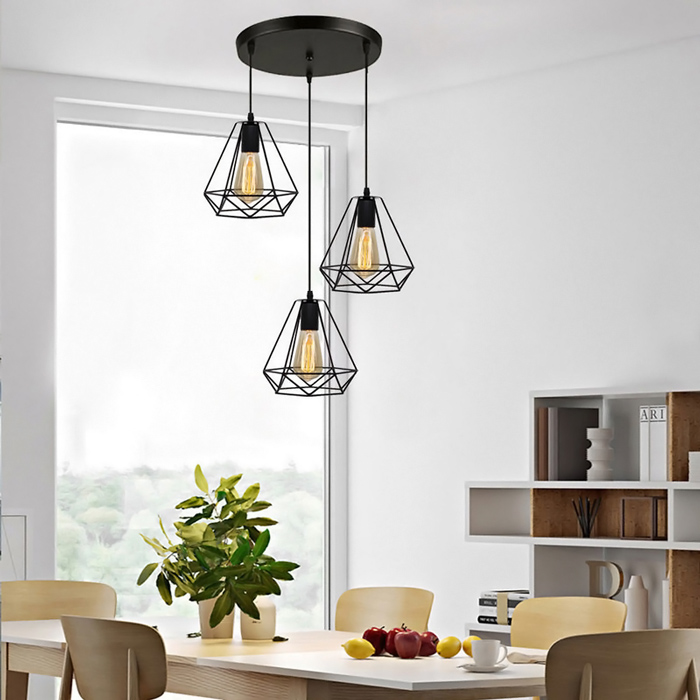POWERTECH τρίφωτο φωτιστικό οροφής HLL-0004, E27, Φ20, μεταλλικό, μαύρο 4 POWERTECH τρίφωτο φωτιστικό οροφής HLL-0004, E27, Φ20, μεταλλικό, μαύρο - Image 2