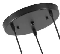 POWERTECH τρίφωτο φωτιστικό οροφής HLL-0004, E27, Φ20, μεταλλικό, μαύρο 7 POWERTECH τρίφωτο φωτιστικό οροφής HLL-0004, E27, Φ20, μεταλλικό, μαύρο 3