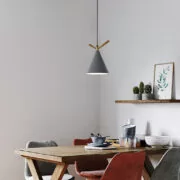 POWERTECH φωτιστικό οροφής HLL-0068, E27, Φ15, μεταλλικό, γκρι 5 POWERTECH φωτιστικό οροφής HLL-0068, E27, Φ15, μεταλλικό, γκρι 2