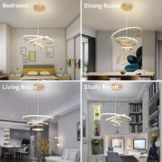 POWERTECH LED φωτιστικό οροφής HLL-0078, 44W, 4000K, 60x60cm, χρυσό 3