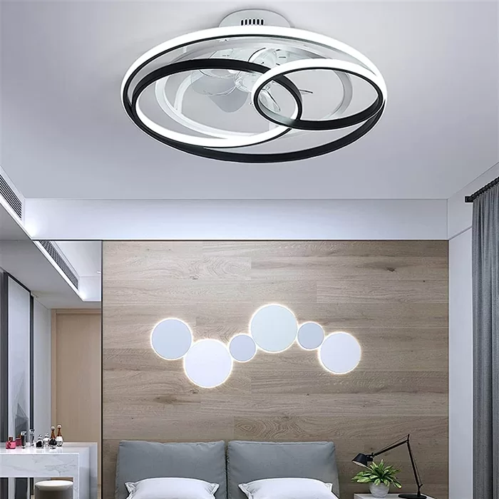 POWERTECH ανεμιστήρας οροφής HLL-0108 με LED φως, 50W, Φ50x21cm, μαύρος 3 POWERTECH ανεμιστήρας οροφής HLL-0108 με LED φως, 50W, Φ50x21cm, μαύρος - Image 2