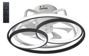 POWERTECH ανεμιστήρας οροφής HLL-0108 με LED φως, 50W, Φ50x21cm, μαύρος 2 POWERTECH ανεμιστήρας οροφής HLL-0108 με LED φως, 50W, Φ50x21cm, μαύρος 1