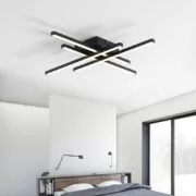 POWERTECH LED φωτιστικό οροφής HLL-0111, 50W, 4500K, 9x60x60cm, μαύρο 2