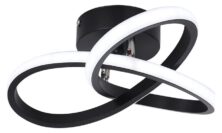 POWERTECH LED φωτιστικό οροφής HLL-0113, 18W, 4000K, 26x26x12cm, μαύρο