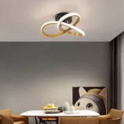 POWERTECH LED φωτιστικό οροφής HLL-0115, 18W, 4000K, 26x26x12cm, χρυσό 2
