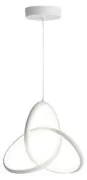 POWERTECH LED φωτιστικό οροφής HLL-0121, 15W, 4000K, Φ22cm x 1m, λευκό