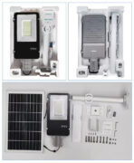 POWERTECH LED ηλιακός προβολέας HLL-0125 με χειριστήριο, 150W, 10000mAh 4
