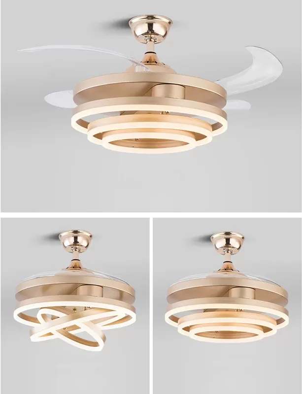 POWERTECH ανεμιστήρας οροφής HLL-0130 με LED φως, 72W, Φ106x50cm, χρυσός 5 POWERTECH ανεμιστήρας οροφής HLL-0130 με LED φως, 72W, Φ106x50cm, χρυσός - Image 3